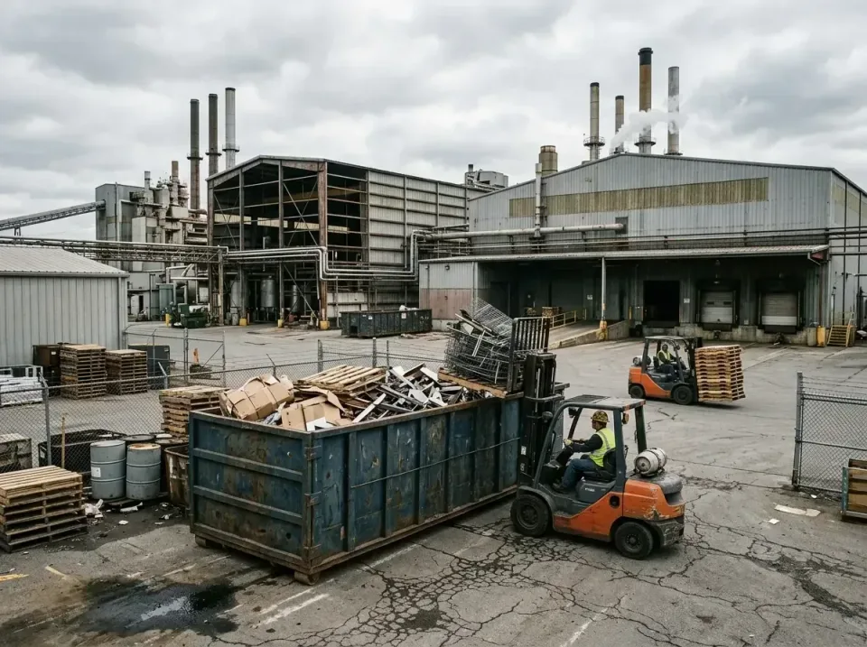 industrial-factory-scrap-conta-003 — frequently asked questions, Cheap Roll-off Dumpster Rentals in Lake Delton, WI